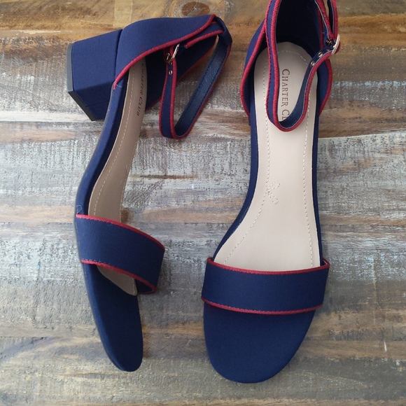 🌿NAUTICAL HEEL SANDALS🌿 - Picture 6 of 9